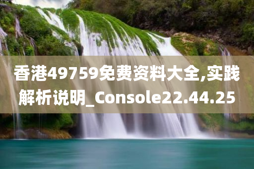 香港49759免费资料大全,实践解析说明_Console22.44.25