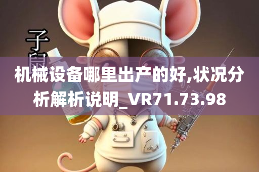 机械设备哪里出产的好,状况分析解析说明_VR71.73.98