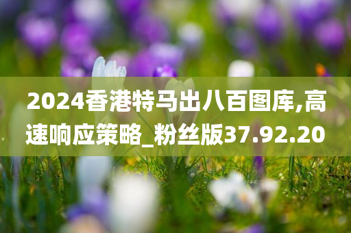 2024香港特马出八百图库,高速响应策略_粉丝版37.92.20