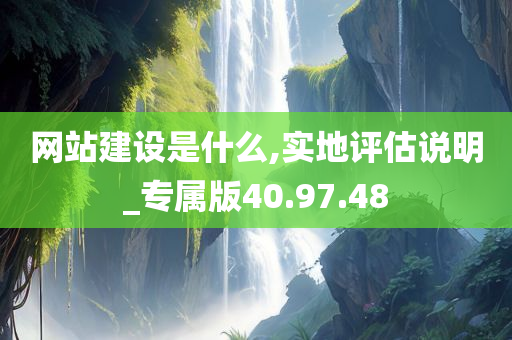 网站建设是什么,实地评估说明_专属版40.97.48