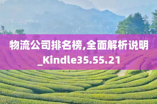 物流公司排名榜,全面解析说明_Kindle35.55.21