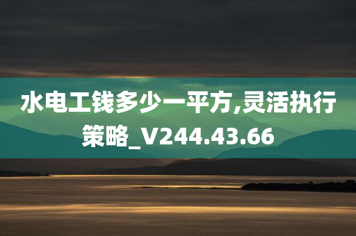 水电工钱多少一平方,灵活执行策略_V244.43.66