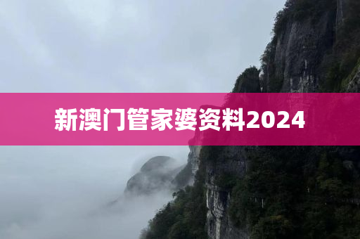 新澳门管家婆资料2024