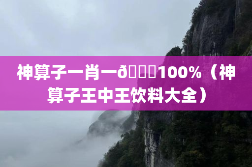 神算子一肖一🐎100%（神算子王中王饮料大全）