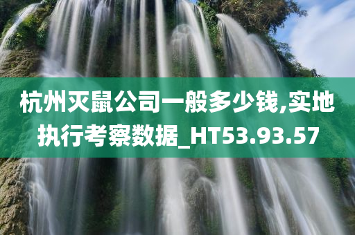 杭州灭鼠公司一般多少钱,实地执行考察数据_HT53.93.57