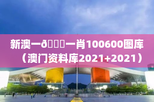 新澳一🐎一肖100600图库（澳门资料库2021+2021）