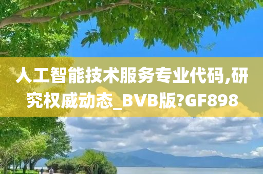 人工智能技术服务专业代码,研究权威动态_BVB版?GF898