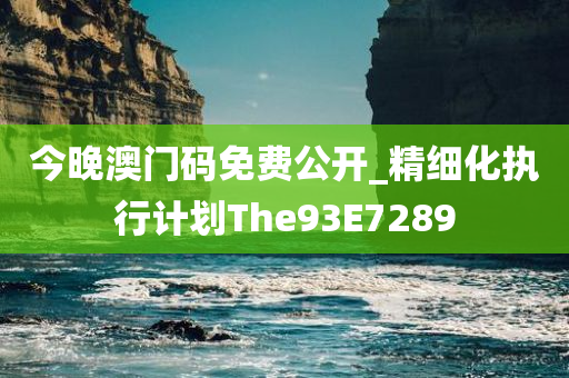 今晚澳门码免费公开_精细化执行计划The93E7289