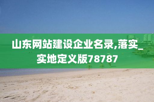 山东网站建设企业名录,落实_实地定义版78787