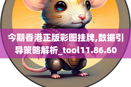 今期香港正版彩图挂牌,数据引导策略解析_tool11.86.60