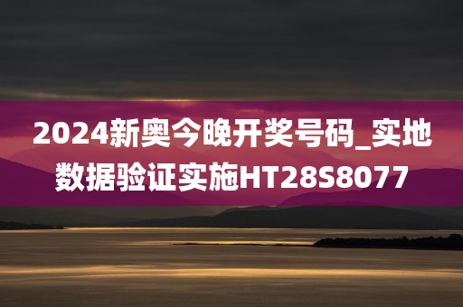 2024新奥今晚开奖号码_实地数据验证实施HT28S8077