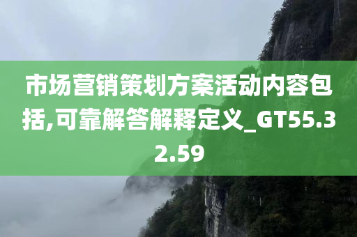 市场营销策划方案活动内容包括,可靠解答解释定义_GT55.32.59