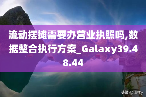 流动摆摊需要办营业执照吗,数据整合执行方案_Galaxy39.48.44