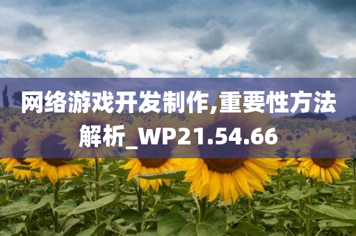 网络游戏开发制作,重要性方法解析_WP21.54.66