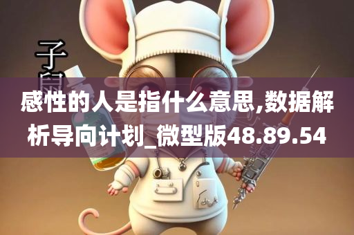 感性的人是指什么意思,数据解析导向计划_微型版48.89.54