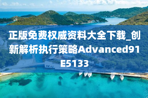 正版免费权威资料大全下载_创新解析执行策略Advanced91E5133