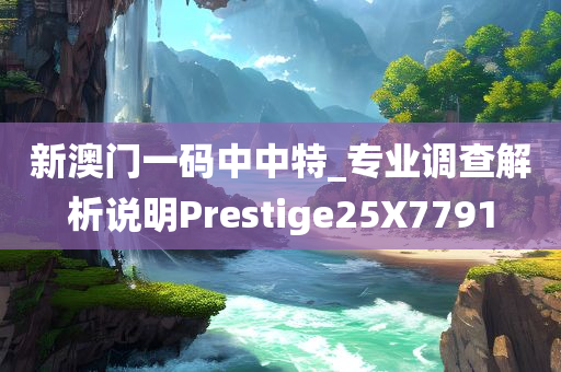 新澳门一码中中特_专业调查解析说明Prestige25X7791