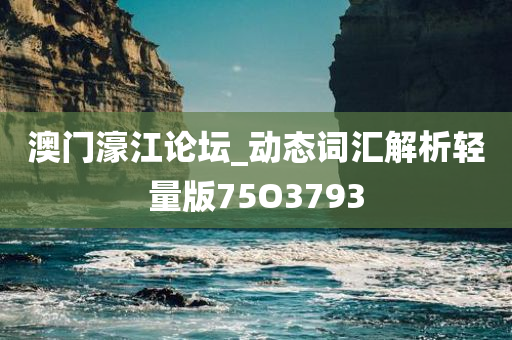 澳门濠江论坛_动态词汇解析轻量版75O3793