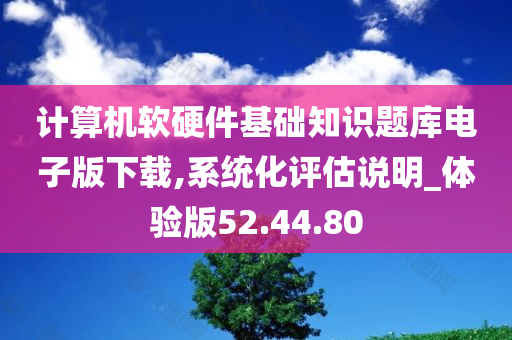 计算机软硬件基础知识题库电子版下载,系统化评估说明_体验版52.44.80