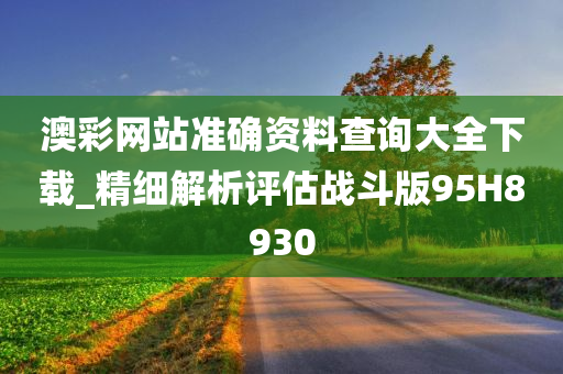 澳彩网站准确资料查询大全下载_精细解析评估战斗版95H8930