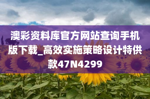 澳彩资料库官方网站查询手机版下载_高效实施策略设计特供款47N4299