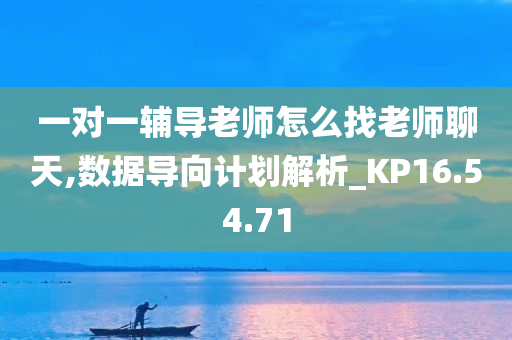 一对一辅导老师怎么找老师聊天,数据导向计划解析_KP16.54.71