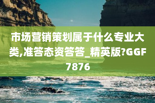 市场营销策划属于什么专业大类,准答态资答答_精英版?GGF7876