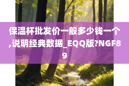 保温杯批发价一般多少钱一个,说明经典数据_EQQ版?NGF89