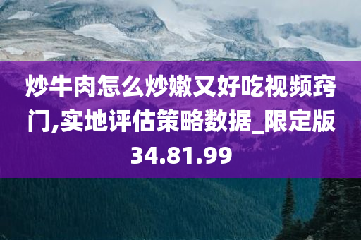 炒牛肉怎么炒嫩又好吃视频窍门,实地评估策略数据_限定版34.81.99