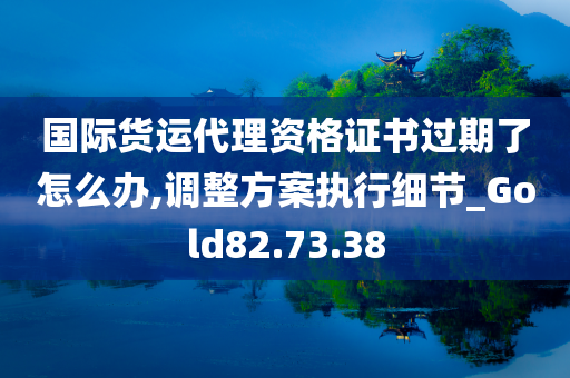 国际货运代理资格证书过期了怎么办,调整方案执行细节_Gold82.73.38