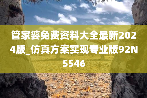 管家婆免费资料大全最新2024版_仿真方案实现专业版92N5546