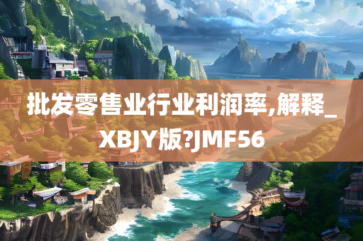 批发零售业行业利润率,解释_XBJY版?JMF56