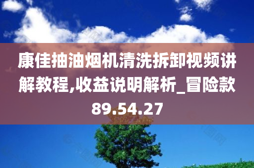 康佳抽油烟机清洗拆卸视频讲解教程,收益说明解析_冒险款89.54.27