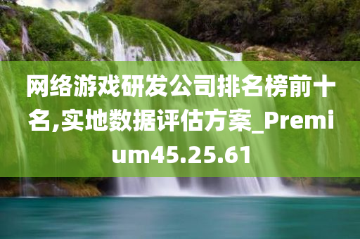 网络游戏研发公司排名榜前十名,实地数据评估方案_Premium45.25.61