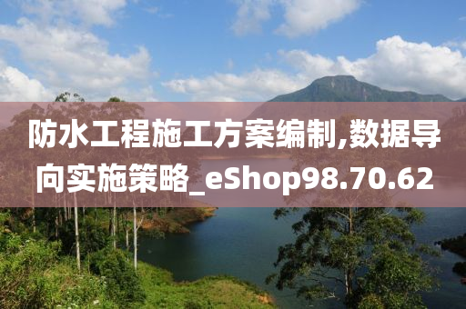 防水工程施工方案编制,数据导向实施策略_eShop98.70.62