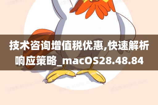 技术咨询增值税优惠,快速解析响应策略_macOS28.48.84