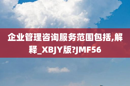 企业管理咨询服务范围包括,解释_XBJY版?JMF56