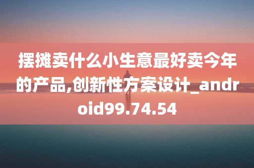 摆摊卖什么小生意最好卖今年的产品,创新性方案设计_android99.74.54