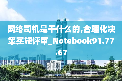 网络司机是干什么的,合理化决策实施评审_Notebook91.77.67