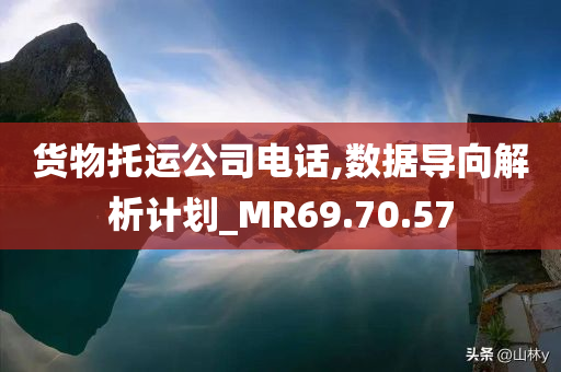 货物托运公司电话,数据导向解析计划_MR69.70.57