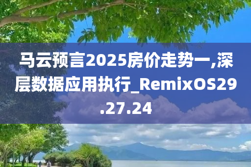 马云预言2025房价走势一,深层数据应用执行_RemixOS29.27.24