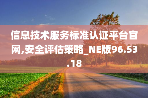 信息技术服务标准认证平台官网,安全评估策略_NE版96.53.18