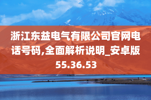 浙江东益电气有限公司官网电话号码,全面解析说明_安卓版55.36.53