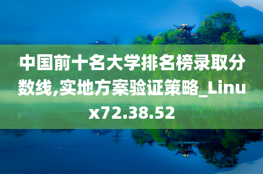 中国前十名大学排名榜录取分数线,实地方案验证策略_Linux72.38.52