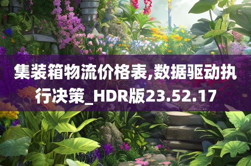 集装箱物流价格表,数据驱动执行决策_HDR版23.52.17