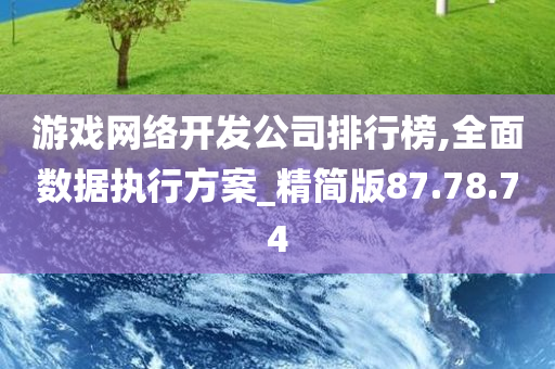 游戏网络开发公司排行榜,全面数据执行方案_精简版87.78.74