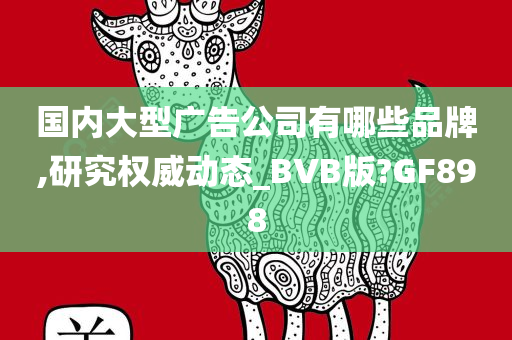 国内大型广告公司有哪些品牌,研究权威动态_BVB版?GF898