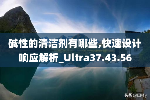 碱性的清洁剂有哪些,快速设计响应解析_Ultra37.43.56