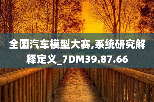 全国汽车模型大赛,系统研究解释定义_7DM39.87.66