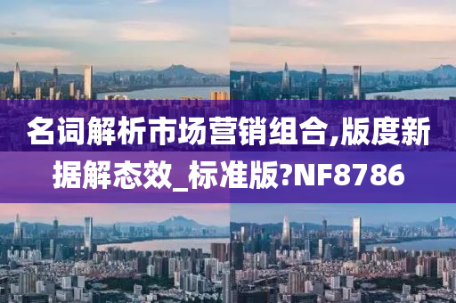 名词解析市场营销组合,版度新据解态效_标准版?NF8786